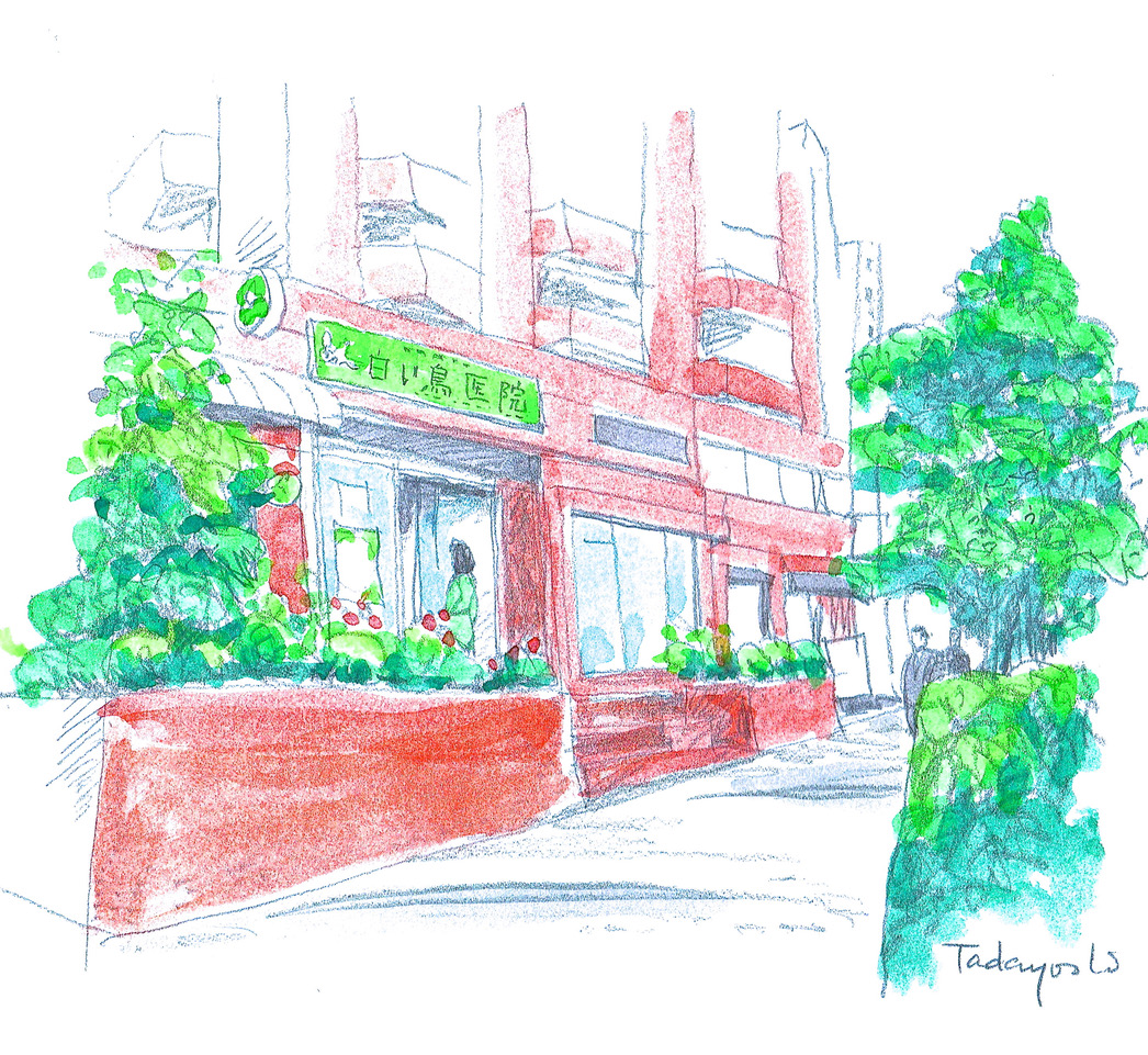 白い鳥医院外観